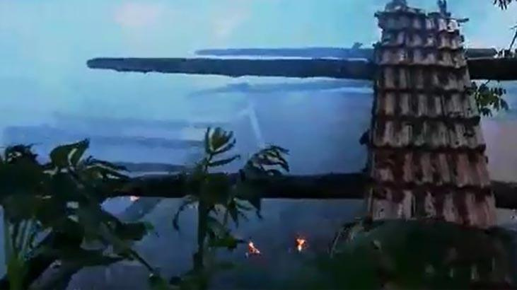 Alevler her yeri sardı! 10 ton kül oldu