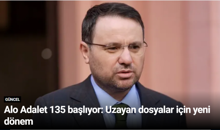 Alo Adalet 135 başlıyor: Uzayan dosyalar için yeni dönem