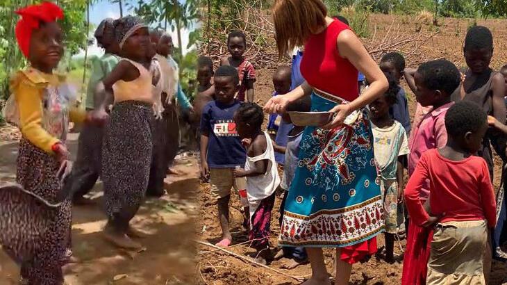 Anadolu'un kalbi Malawi'de attı! Çocuklara şalvar giydirip halay çekti