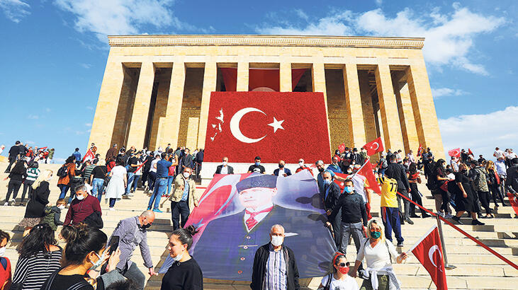 Anıtkabir’e ziyaretçi akını