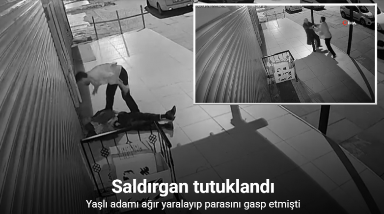 Ankara’da yaşlı adamı ağır yaralayıp parasını gasp eden saldırgan tutuklandı