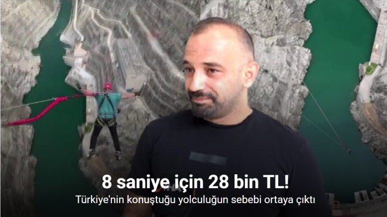 Ankara’dan Giresun’a 28 bin 500 liralık taksi yolculuğu, 8 saniyelik adrenalin için yapılmış