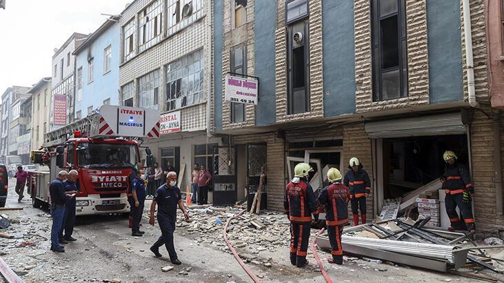 Ankara'da 2 katlı binadaki dükkanda patlama! Yaralılar var