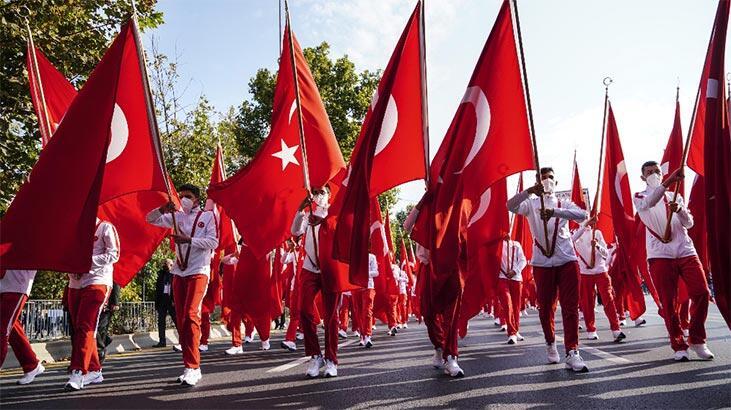 Ankara'da '29 Ekim' yürüyüşü