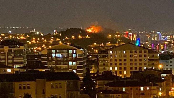 Ankara'da çıkan yangında 2 gecekondu kül oldu