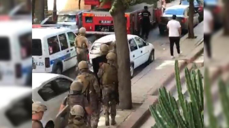 Ankara’da dehşet anları eşini ve çocuğunu rehin aldı