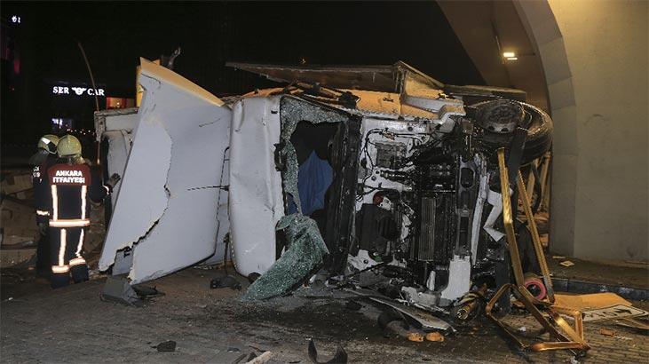 Ankara'da feci kaza! Hayatını kaybetti