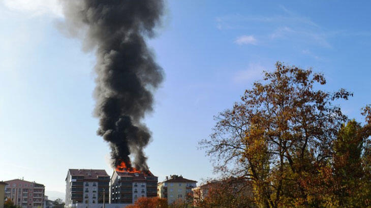 Ankara'da korkutan yangın