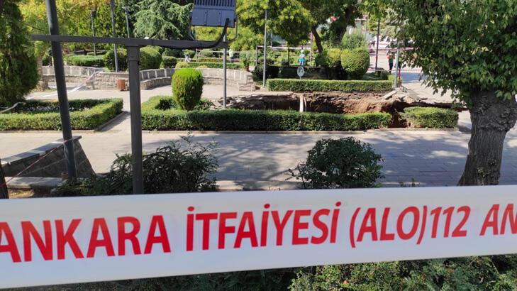 Ankara'da metro inşaatında göçük! Bakanlıktan açıklama geldi