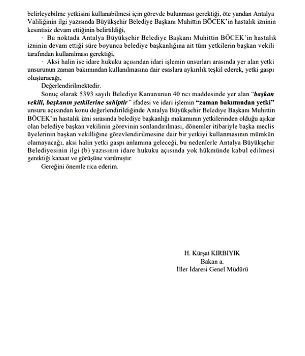 Antalya Büyükşehir'de 'yetki' krizi (4)