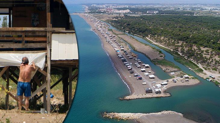 Antalya'da beş yıldızlı otellere komşu! Yıkılmayınca yerleştiler