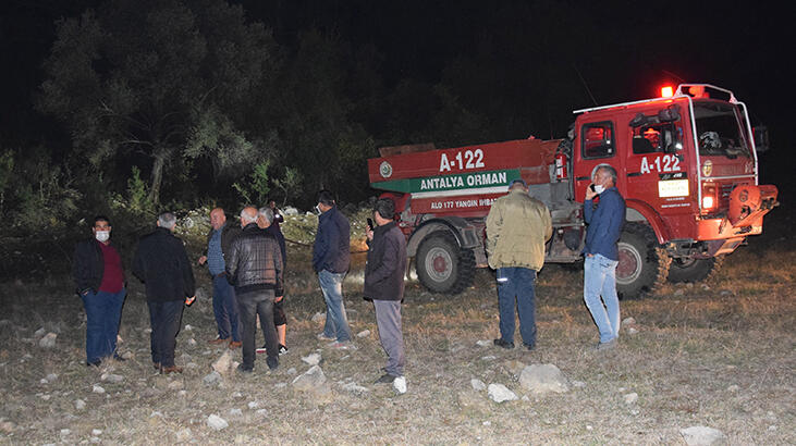 Antalya'da çıkan orman yangını söndürüldü