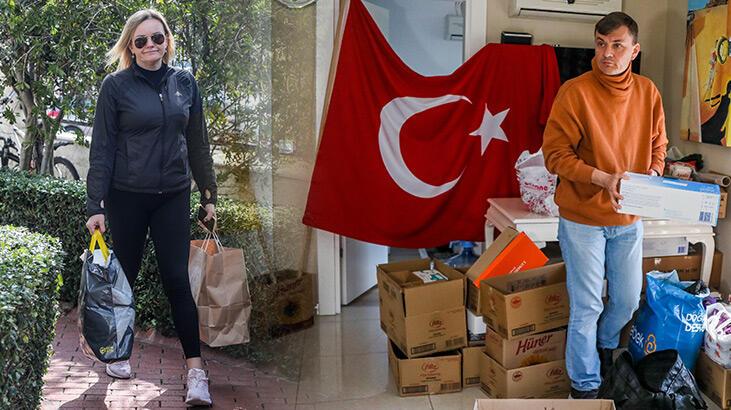 Antalya'da her milletten Ukrayna'ya insani yardım