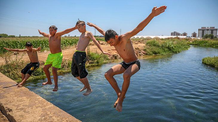 Antalya'da sulama kanalında tehlikeli serinlik