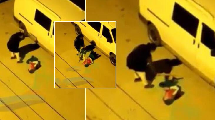 Antalya’da vicdanları sızlatan olay! Küçük çocuğu sopayla sokak ortasında dövdü