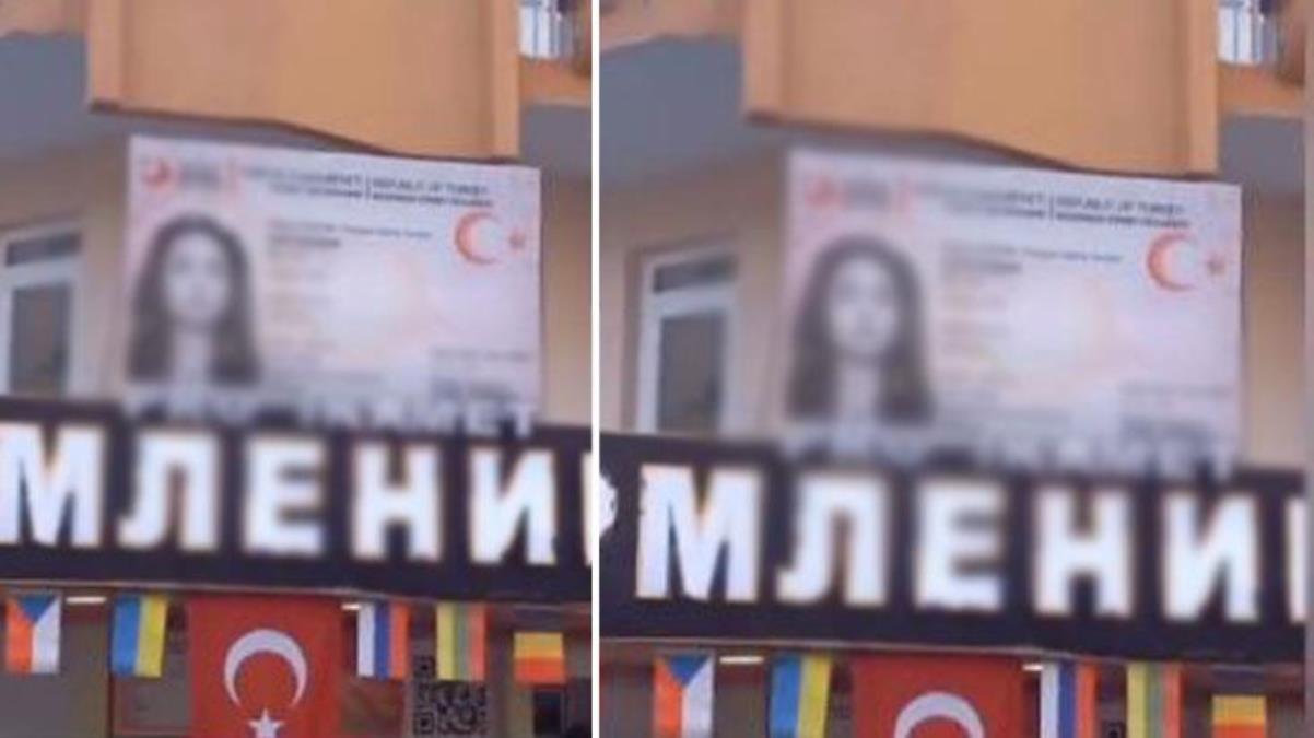 Antalya'da yabancılara ikamet izni alan firmadan akılalmaz reklam! Kimliğe koydukları fotoğraf olay oldu