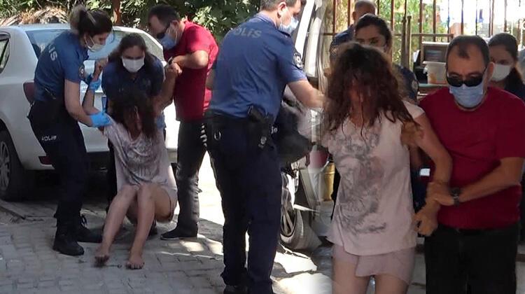 Apartman bahçesinde yatarken bulunan kadın, bu kez konakta ortaya çıktı
