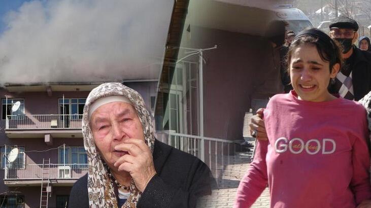 Apartmanda korkutan yangın! Anne ve bebek için seferber oldular