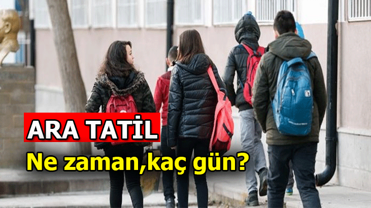 Ara tatil ne zaman? 2021 Kasım ayında ara tatil kaç gün ve hangi tarihlerde olacak?
