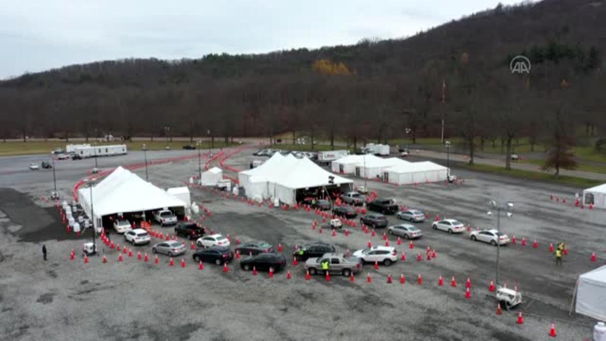 Araç içi Kovid-19 test merkezi