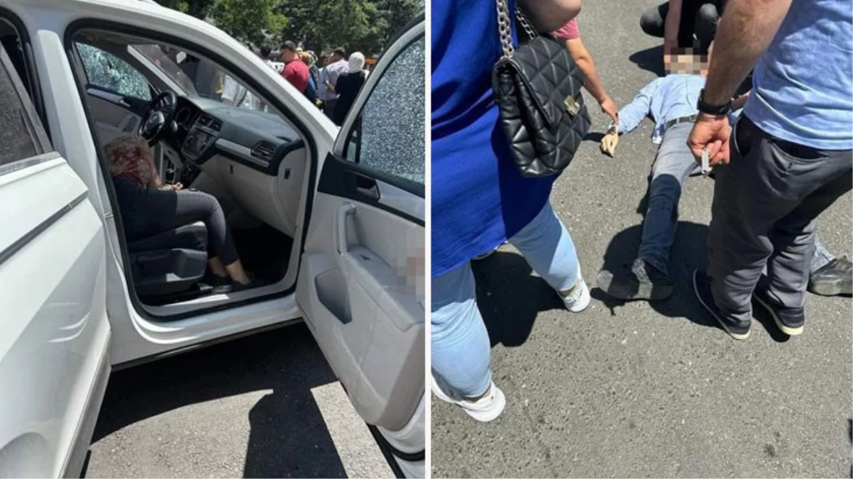 Aracın önünü kesip boşanma aşamasındaki eşini ve kayınpederini silahla vurdu! Baba-kız hayatını kaybetti