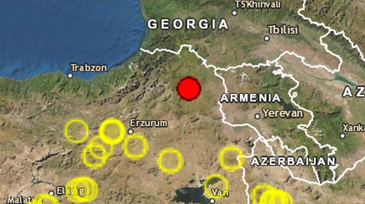 Ardahan'da 5.0 büyüklüğünde deprem meydana geldi