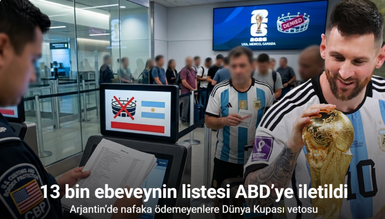 Arjantin’de nafaka ödemeyenlere Dünya Kupası vetosu