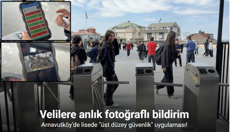 Arnavutköy’de lisede 