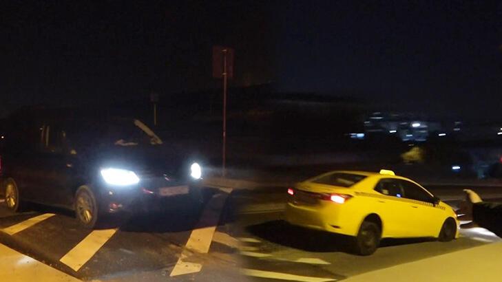 Arnavutköy'de uçuran kasis! Sürücüler isyan etti