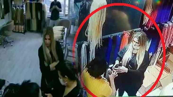 Avcılar'da 3 kadın 10 bin liralık perukları pantolonuna sokarak çaldı!