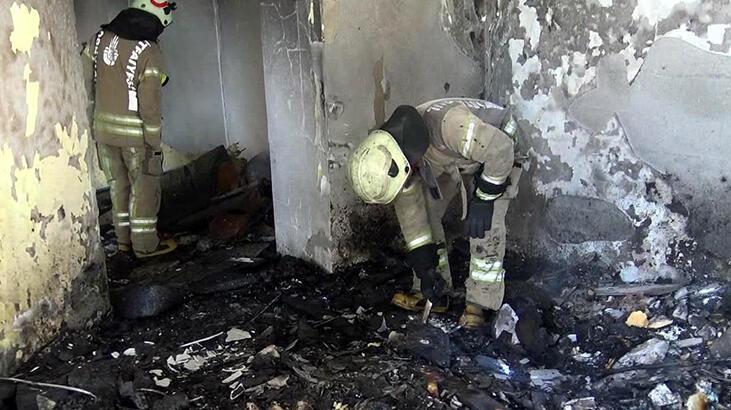 Avcılar'da alarma geçiren olay! 'Beyaz elbiseli, uzun boylu kadın binaya girip yaktı'