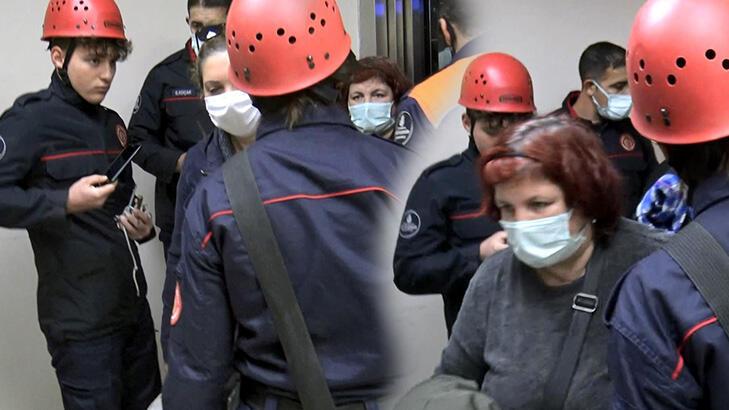 Avcılar'da asansörde mahsur kalan 5 kişi kurtarıldı!