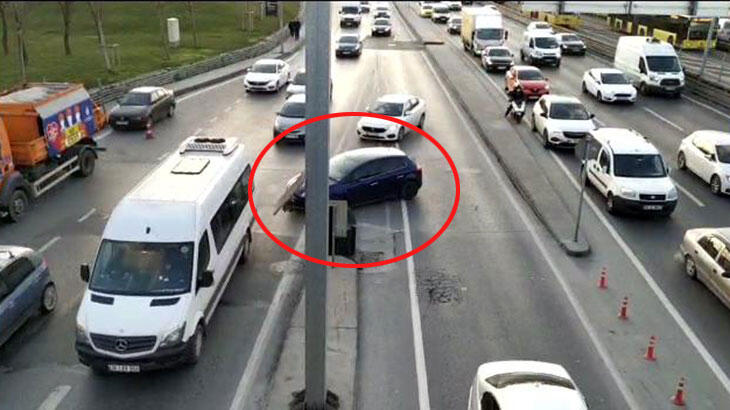 Aynı noktada her gün görülüyor!