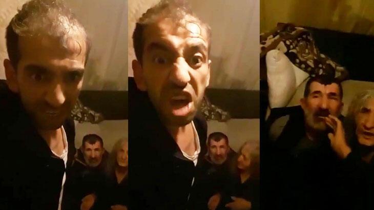 Babasını ve babaannesini dövdüğü anları paylaştı