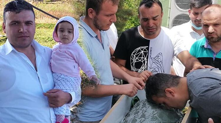 Babasının kullandığı otomobilin altında kalan Zeynep defnedildi