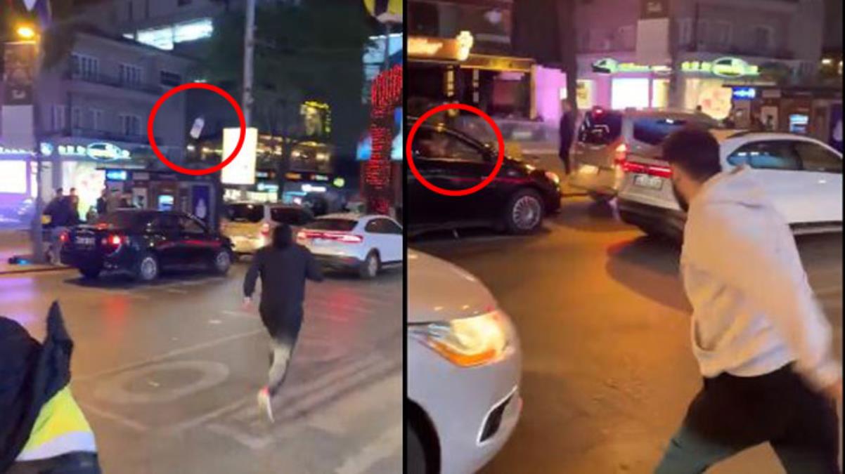 Bağdat Caddesi'nde şampiyonluğu kutlayan Trabzonluları taşladı