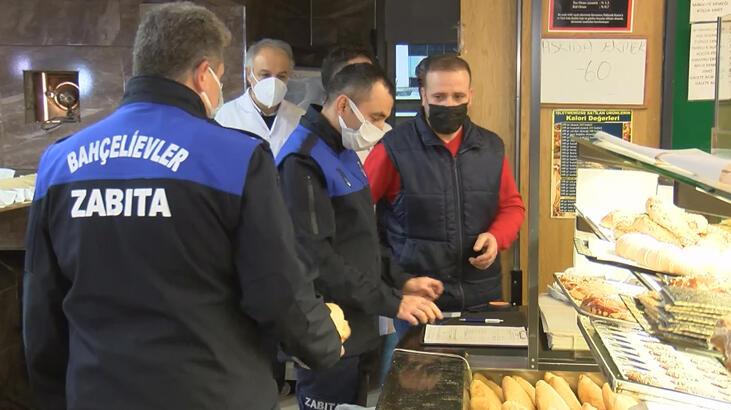 Bahçelievler'de fırınlara gramaj, fiyat ve hijyen denetimi