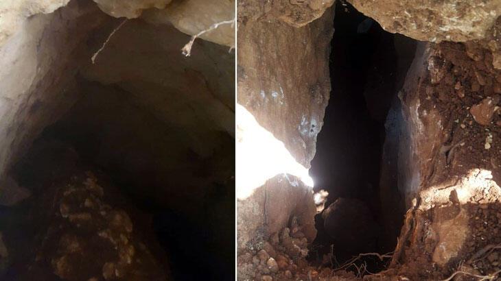 Bahçesinde foseptik çukuru kazarken Orta Çağ'a ait tünel buldu