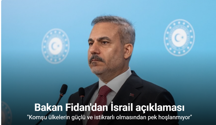 Bakan Fidan: 