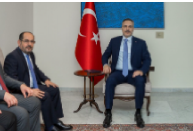 Bakan Fidan, Suriye Türkmen Meclisi Başkanı Mustafa ile görüştü