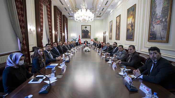 Bakan Gül, Filistin Barosu heyetini kabul etti