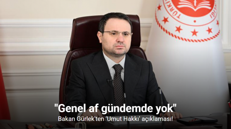 Bakan Gürlek: 