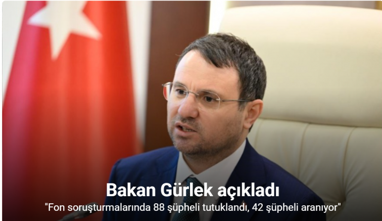 Bakan Gürlek: 