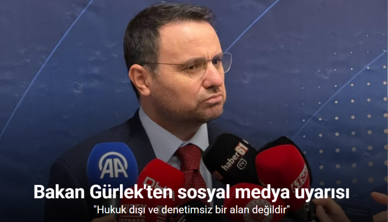Bakan Gürlek: 