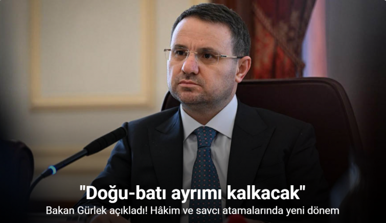Bakan Gürlek: 