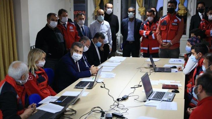 Bakan Koca, 112 Acil Komuta Merkezi'nde