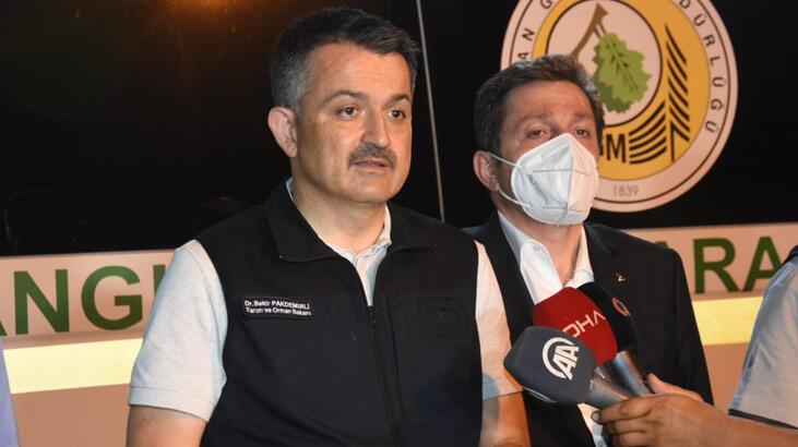 Bakan Pakdemirli: 'Son ateş sönene kadar devam'