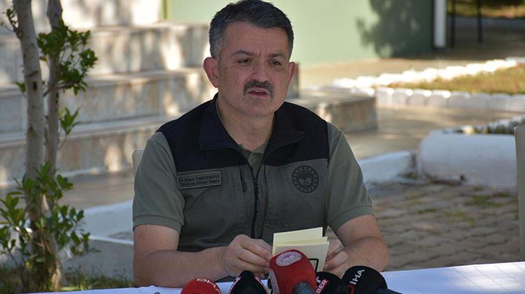 Bakan Pakdemirli: Yangınlarda yüksek sıcaklık, düşük nem ve şiddetli rüzgarla savaşıyoruz