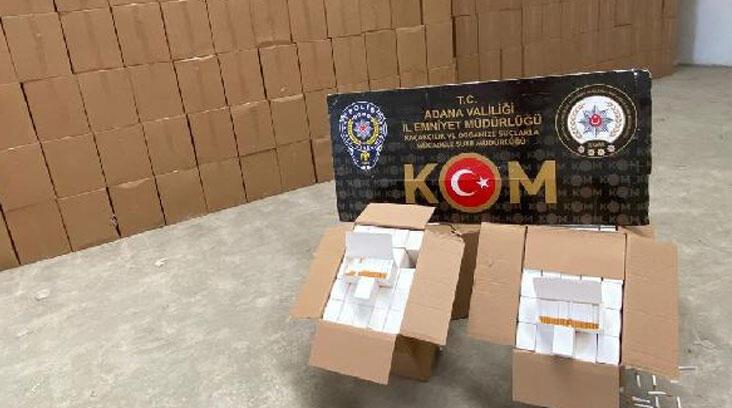Bakan Soylu: Adana'da 39 milyon boş makaron ele geçirildi