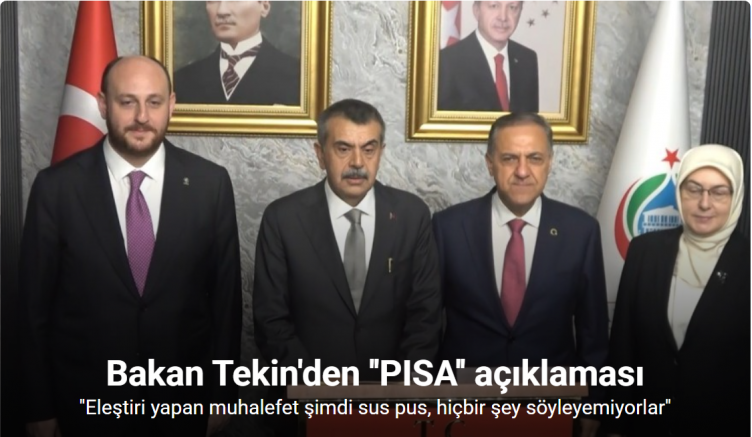 Bakan Tekin: 
